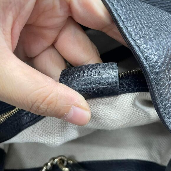 100% Authentic Gucci GG Soho on Chain Shoulder Bag - Picture 14 of 14